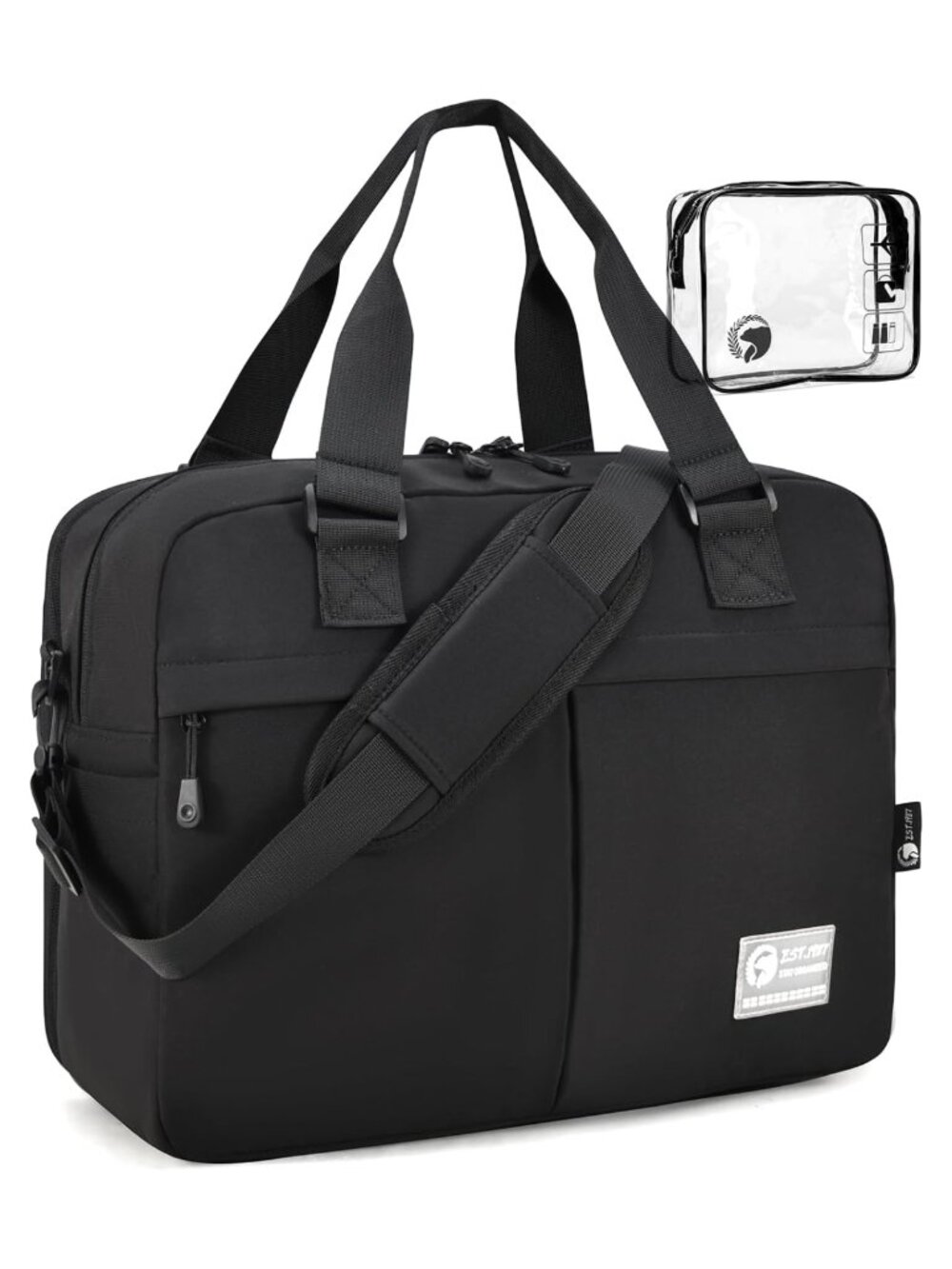 BAGZY Expandable Travel Duffel Bag 20L to 30L Lightweight Nylon Carry On